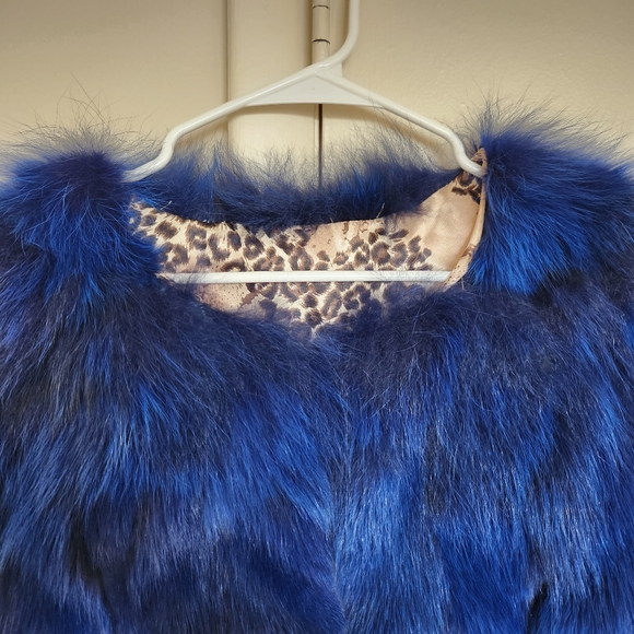 NWT Genuine Fox Fur Short Coat Only one available - Picture 4 of 15